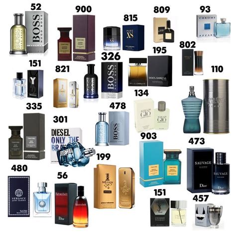 fm fragrances list men's